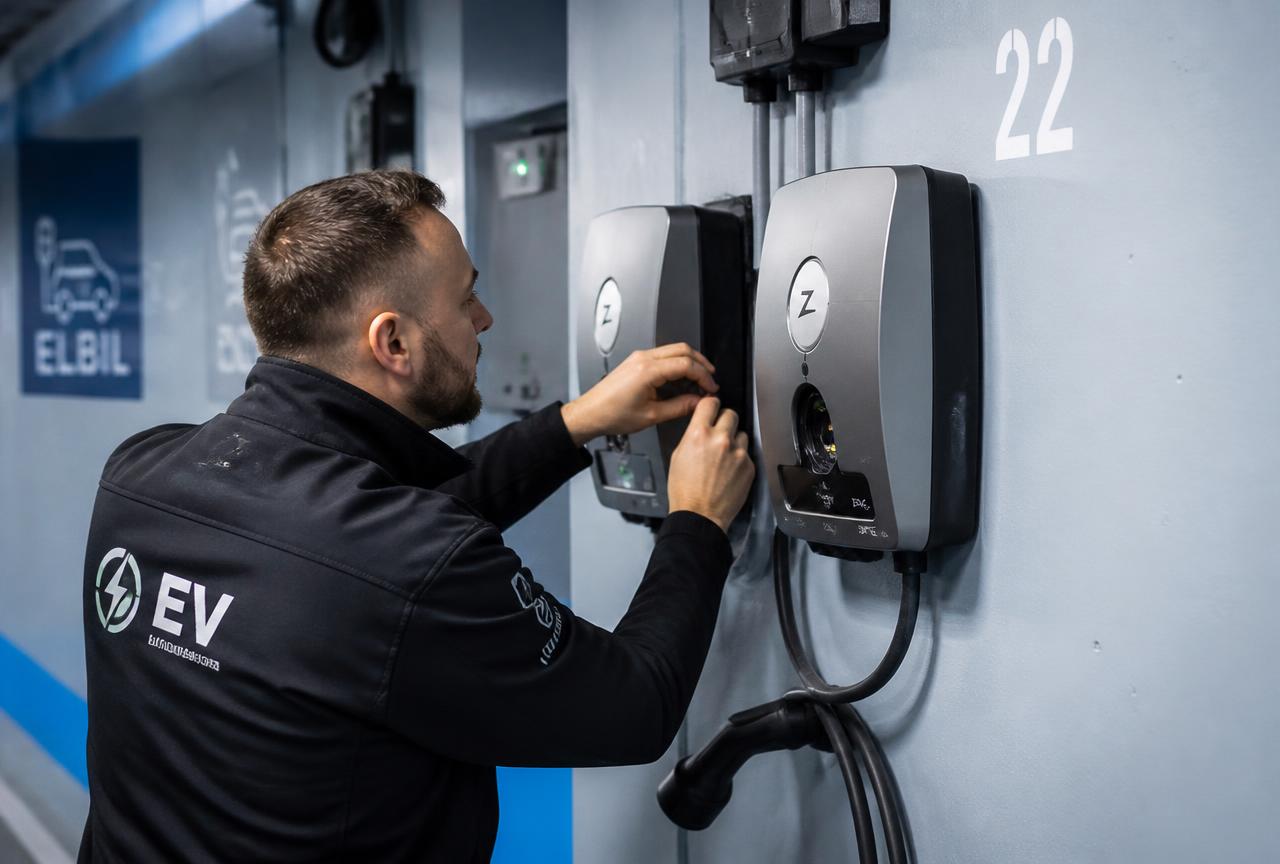 Installation av Laddstolpar